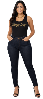 Longg Leggs Signature Bodysuit Black
