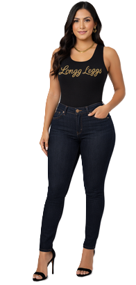 Longg Leggs Signature Bodysuit Black