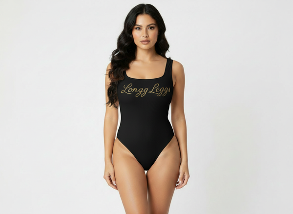 Longg Leggs Signature Bodysuit Black