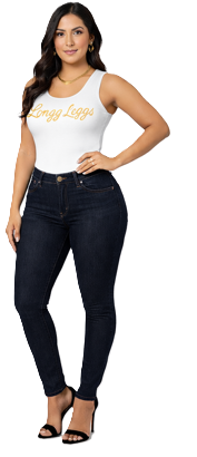Longg Leggs Signature Bodysuit White