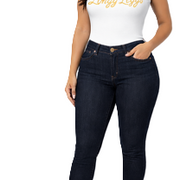 Longg Leggs Signature Bodysuit White