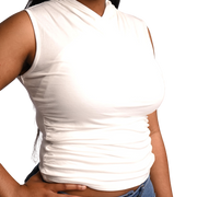 Derri V-Neck Top White